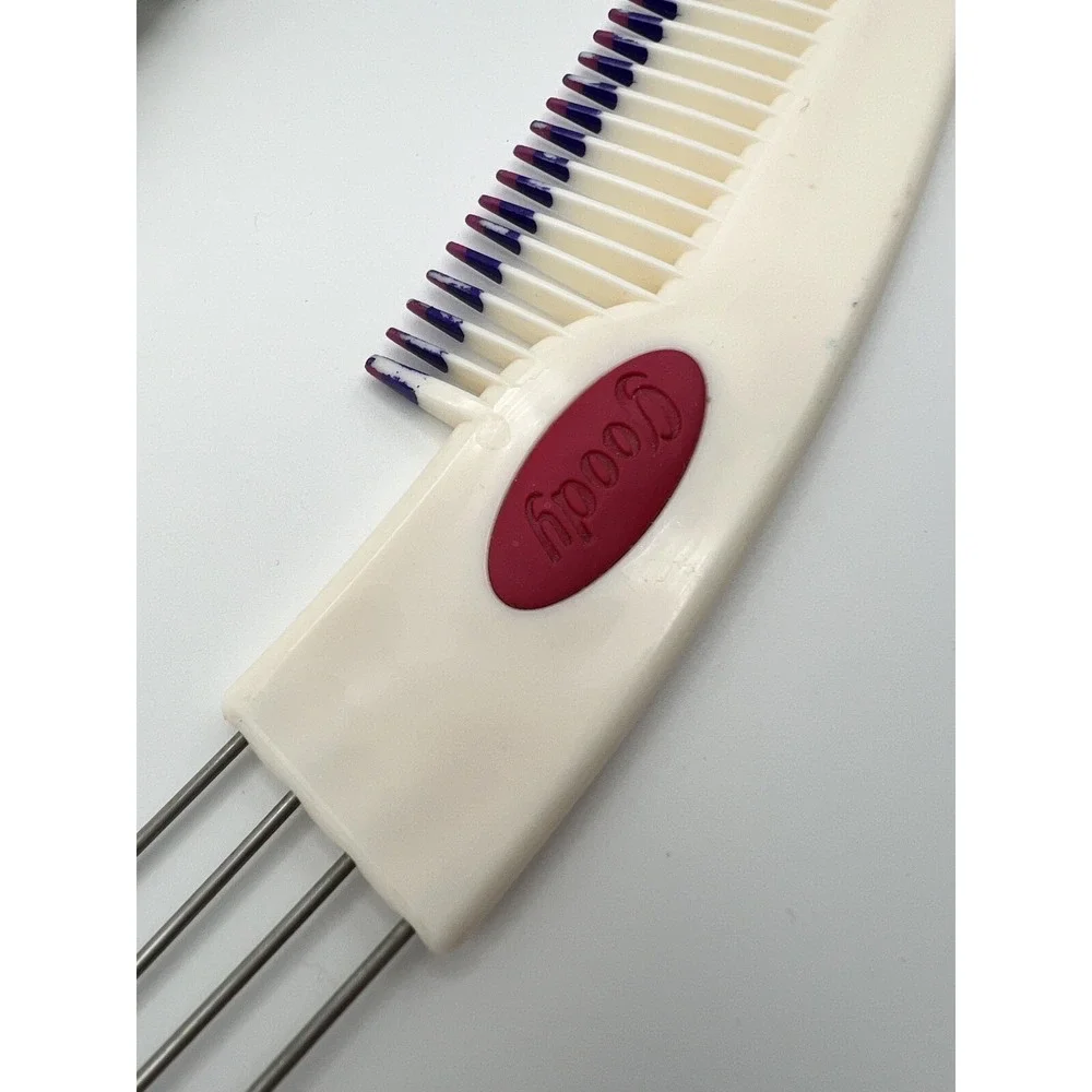 Vintage Goody Hair Comb 90's Colors And Plain + Unbranded Hairbrush